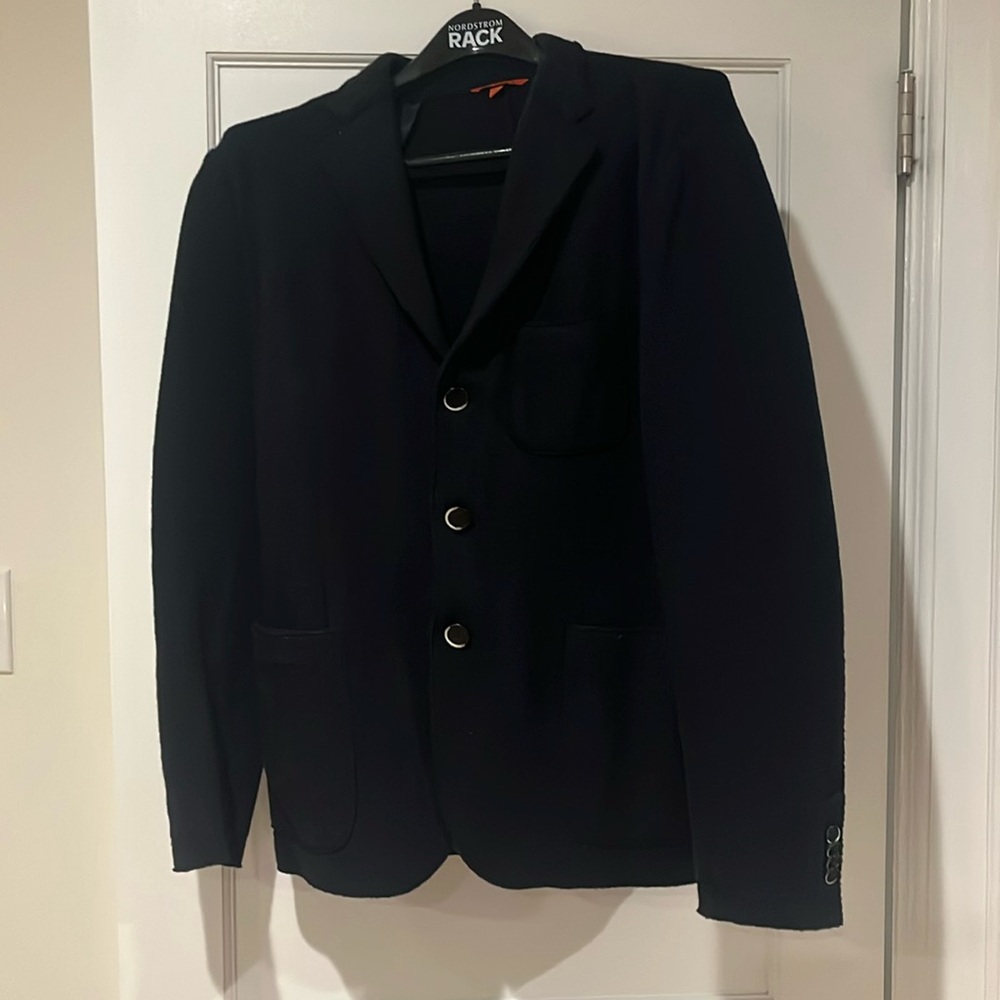 Beautiful deconstructed midnight blue blazer Italian size 52